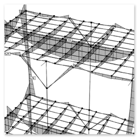 Ergebnisse der statichen Berechnung eines Balkons