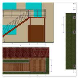 Visualisierung - Stahltreppe aus Polen inkl. Statik (in Lautershausen, Bayern)