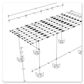 Genaue Maßen einer Konstruktion - statische Berechnung