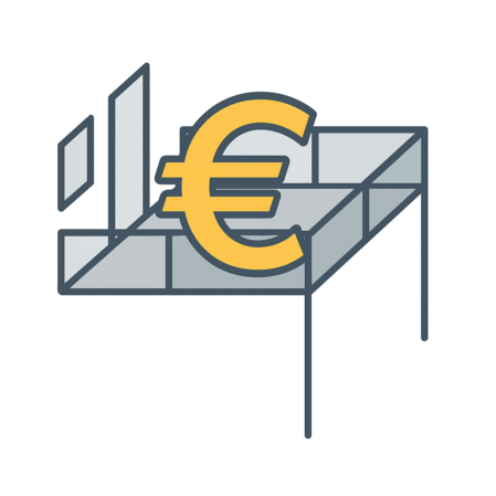 Icon Balkonkosten – Anbaubalkon Preis Symbol